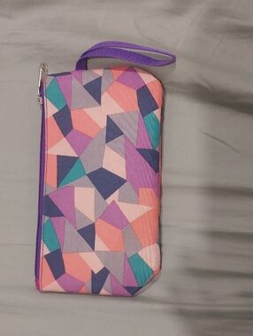 Geometric Print Pencil Pouch